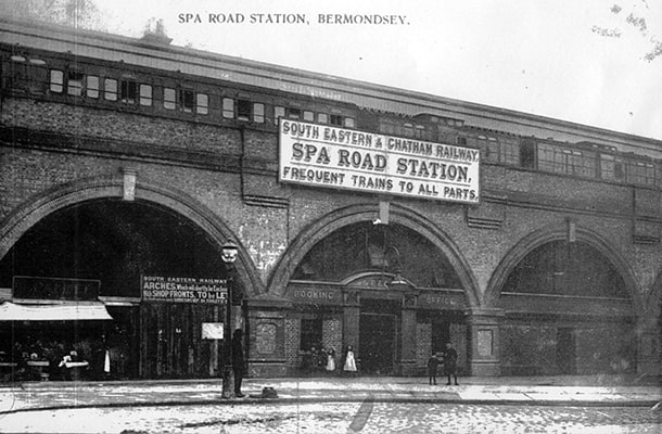 20世紀初頭のスパ・ロード駅