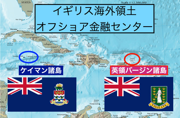 カリブ海に浮かぶ英国の海外領土