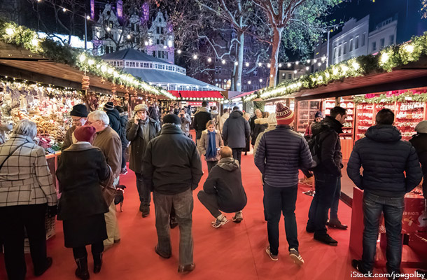 Christmas Market in Leicester Square